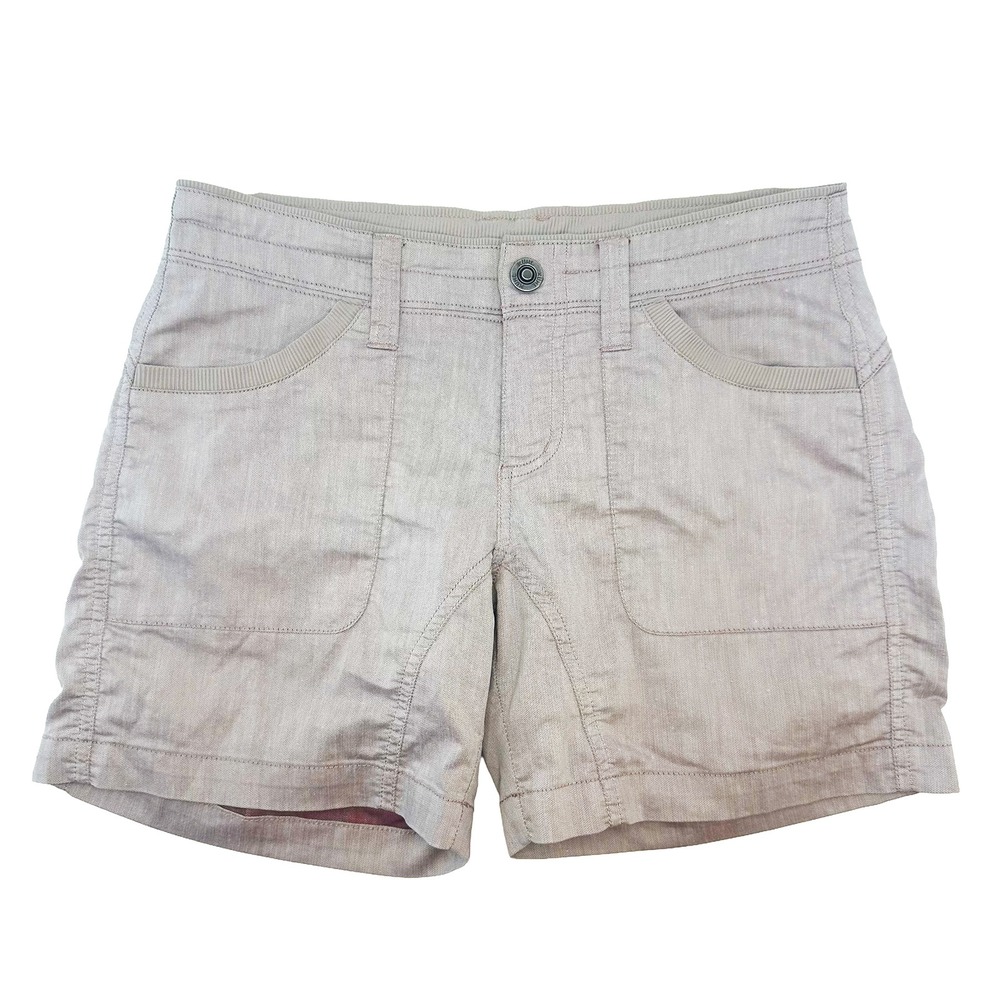 KUHL Cabo Casual Hiking Shorts •‎ 2 • Thistle pink • gorpcore UPF cotton linen